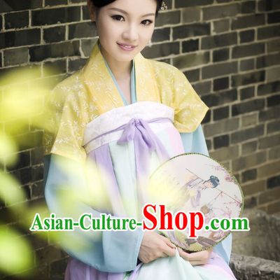 Asian Fashion Oriental Dresses Chinese Hanfu Plus Size Classy Outfit Complete Set