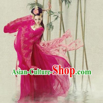 Asian Fashion Chinese Empress Costumes and Hair Jewelry Costumes Complete Set