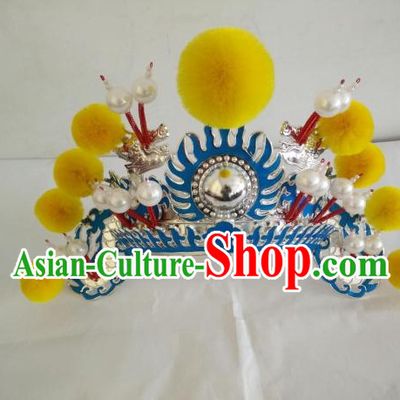 Asian Fashion Oriental Beijing Opera Mu Guiying Hua Mulan Hat