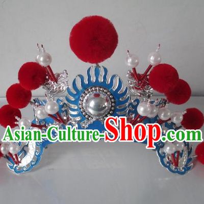 Asian Fashion Oriental Beijing Opera Hua Mulan Hat Headwear