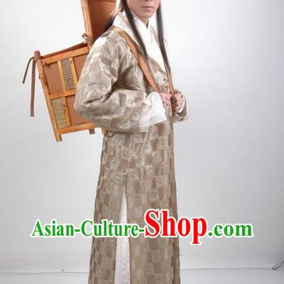 Chinese Ancient Young Scholar Costumes Complete Set for Men