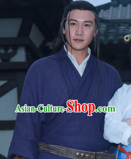 Chinese black long wig traditional wig guzhuang hair ancient costumes Chinese black long wig traditional wig guzhuang hair ancient costumes