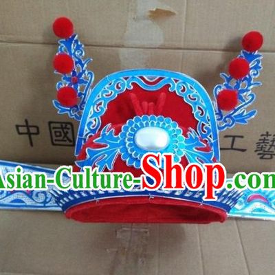 Chinese Traditional Opera Bridegroom Wedding Hat Number 1 Scholar Hat