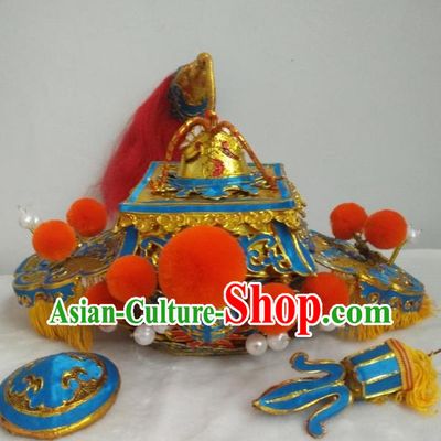 Chinese Traditional Opera Ethnic King Hat