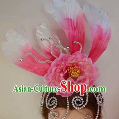 Chinese Classical Dance Big Flower Headwear