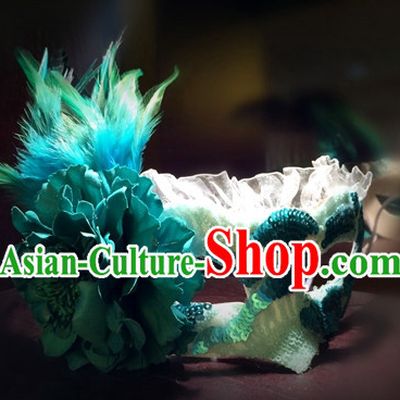Custom Made Designer Feather Mask Handmade Hair Fascinators Hair Slides Headpieces Hair Ornaments