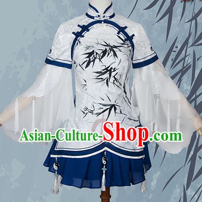 Asian Chinese Fashion Mandarin Collar Princess Halloween Costumes Cosplay Costumes Plus Size