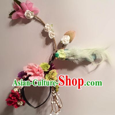 Flower Headpieces Hair Fascinators Hair Slides Headpieces Hair Ornaments