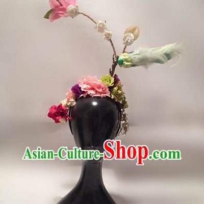 Flower Headpieces Hair Fascinators Hair Slides Headpieces Hair Ornaments