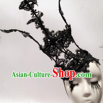 Black Headpieces Hair Fascinators Hair Slides Headpieces Hair Ornaments