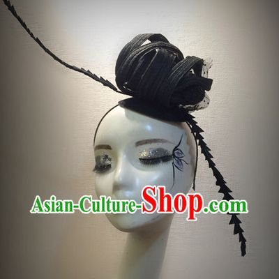 Stage Performance Handmade Flower Hair Fascinators Hair Slides Headpieces Hair Ornaments Set