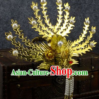 Chinese Traditional Handmade Phoenix Hair Jewelry
