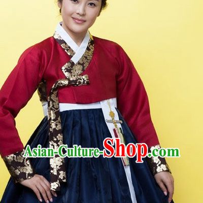 Korean Traditional Mother Hanbok Formal Dresses Special Occasion Dresses for Women