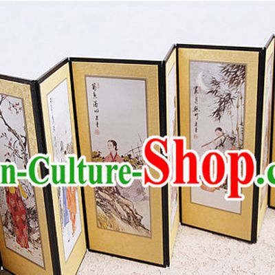 Korean Traditional Folding Screen Decorative Arts
