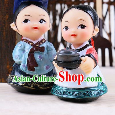 Korean Traditional Da Chang Jin Statues