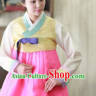 Traditional Korean Traditional Custom Made Hanbok Clothing Complete Set for Women