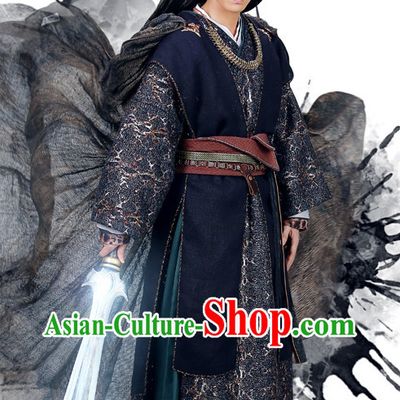 Chinese TV Drama Kung Fu Sifu Costumes Complete Set for Men