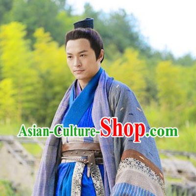Chinese TV Drama Guo Jing Superhero Costumes Complete Set for Men