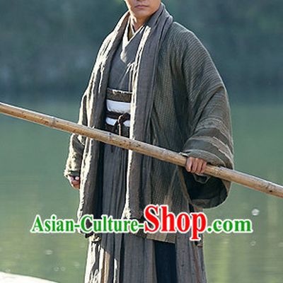 Chinese Superhero Guo Jing Kung Fu Master Costume Complete Set for Men