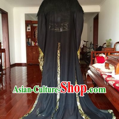 Asia Fashion Ancient China Culture Chinese Black Childe Costumes