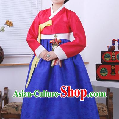 Traditional Korean Custom Made Lady Ceremonial Hanbok Complete Set