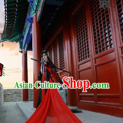 Asia Fashion Ancient China Culture Chinese Wide Sleeves Kimono Dress