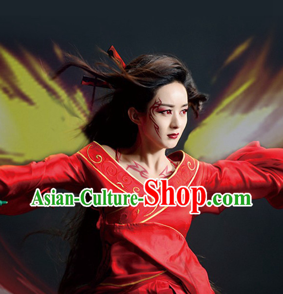 Chinese costumes wigs hair accessories hanfu traditional dress ancient costume