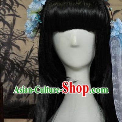 Chinese Classical Princess Wig and Hair Accessories Complete Set