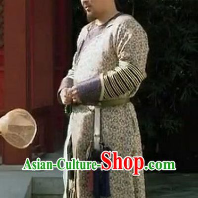 Chinese Emperor Clothes and Hat Complete Set