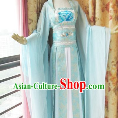 Asia Fashion Chinese Wide Sleeves Hanfu Clothes