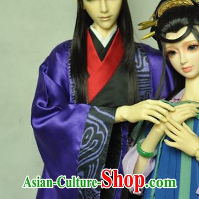 Chinese Traditional Prince Costumes and Hair Accessories