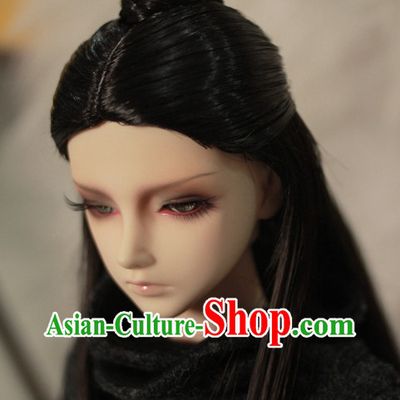 Chinese Traditional Black Long Wig