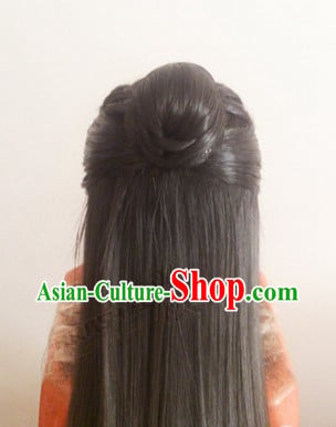 Chinese ancient costumes hanfu traditional long wig accessories Chinese ancient costumes hanfu traditional long wig accessories