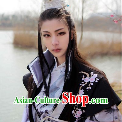 Chinese Unbeaten Master Adult Halloween Costumes and Coronet Complete Set