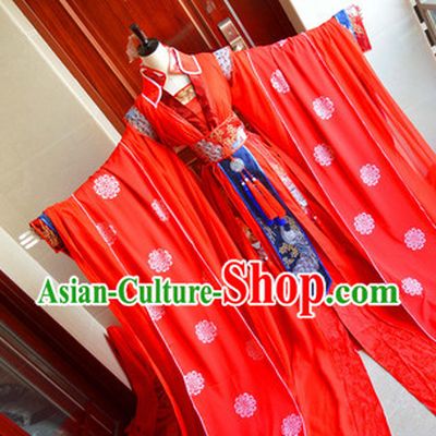 Chinese Traditinoal Empress Wedding Dresses Complete Set