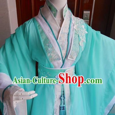 Chinese Traditinoal Princess Hanfu Dresses Complete Set
