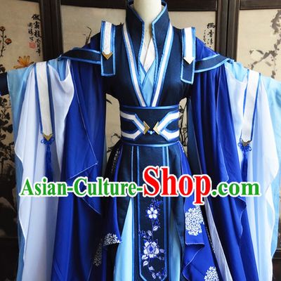 Chinese Traditinoal Swordsman Costumes Complete Set
