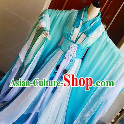 Chinese Ancient Beauty Hanfu Clothes Complete Set