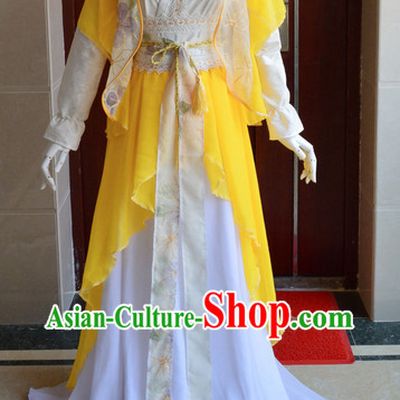 Chinese Ancient Swordsman Costumes Complete Set