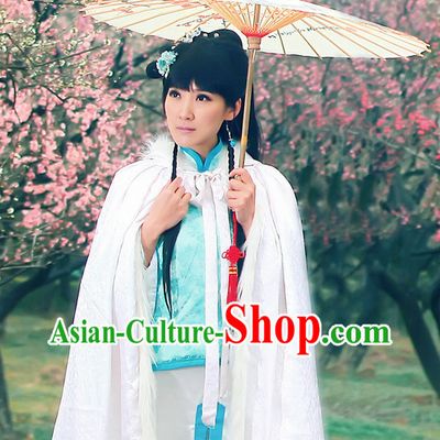 Chinese Classical Pure White Cape