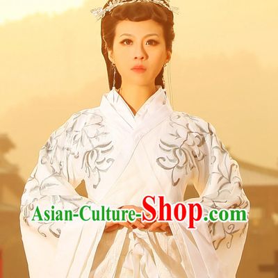 Chinese Classical Empress Clothes and Hair Accessories Complete Set