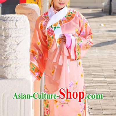 Chinese Manchu Cheongsam Qing Dynasty Princess Clothes and Hair Accessories Complete Set