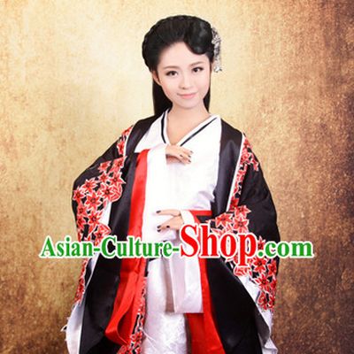 Chinese Han Dynasty Female Long Tail Empress Hanfu Dress Complete Set China Shopping online