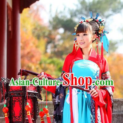China Fashon Kimono Dress and Hair Accessories Full Set