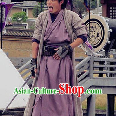 China Fashon Warrior Mandarin Dress Halloween Costumes Full Set