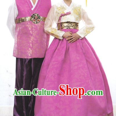 Korean Traditional Couple Clothing Complete Sets