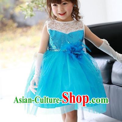 Korean Modern Birthady Princess Dress Hanbok Clothing for Girls