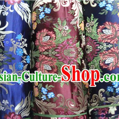 Asian Chinese Traditional Tibetan Brocade Dress Material
