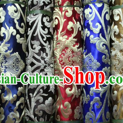 Chinese Tibetan Brocade Upholstery Material Embroidered Fabric Dress Material