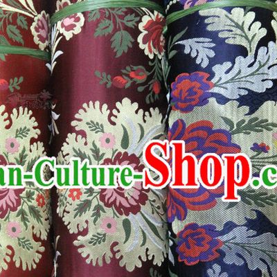 Chinese Brocade Upholstery Embroidered Fabric Dress Materials